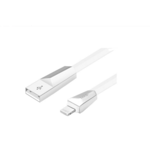 ანდროიდი კაბელი  Micro / Hoco X4 Zinc Alloy rhombus micro USB Charging Cable white