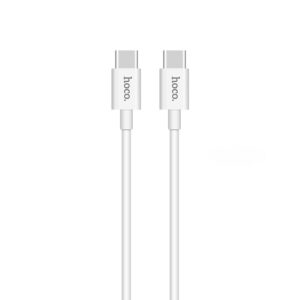ანდროიდი კაბელი Type - C / HOCO X23 Skilled type-c to type-c charging data cable White