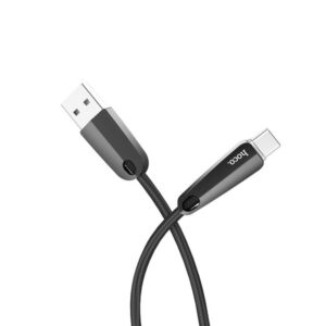 ანდროიდი კაბელი Type - C / Hoco U35 Space shuttle smart power off type-c charging data cable(L=1.2) BLACK