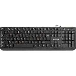კლავიატურა Wired keyboard Defender OfficeMate HM-710 RU,black,full sized
