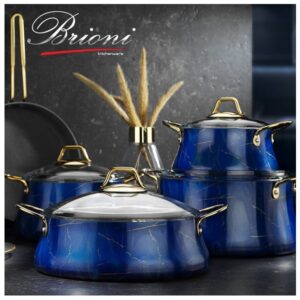 მარმარილოს ქვაბების ნაკრები Brioni 4PCS Marble