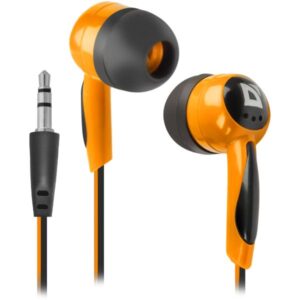 ყურსასმენი In-ear headphones Defender Basic 604 black + orange