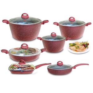 ქვაბების ნაკრები Berllong Red