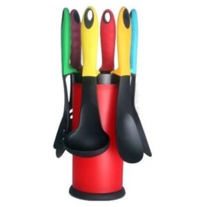 ჩამჩების ნაკრები ROYALTY LINE RL-NU6STK RED