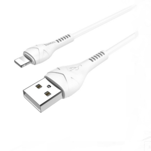 კაბელი IOS Lightning / Hoco X37 Cool power charging data cable for Lightning  white