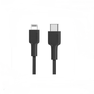 კაბელი IOS  Lightning / Aukey Braided Nylon MFi USB-C to Lightning Cable, L=1.2m  Black
