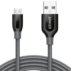 კაბელი Anker Powerline+ Micro USB 2m UN Gray in offline for EU A8143GA1