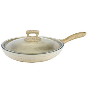ცალყურიანი ტაფა Hascevher Germantium 28 cm კრემისფერი 12432