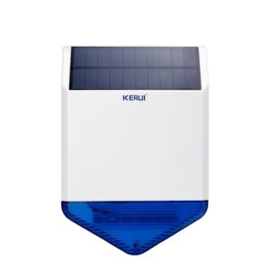 სირენა KERUI wireless outdoor Solar siren panel KR-SJ1 For KERUI Alarm System security with flashing response sound