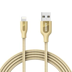 კაბელი Anker PowerLine+ Lightning 2m Golden