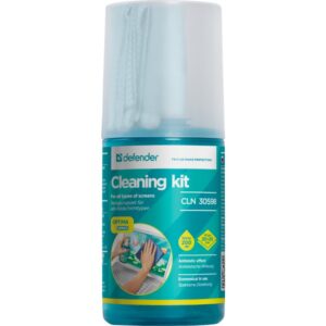 ეკრანის საწმენდი Cleaning kit for screens Defender CLN 30598 OptimaSeries,200ml+microfibre (20 х 20 cm)