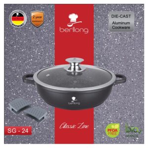 ბიოგრანიტის ღრმა ტაფა Berllong SG-24
