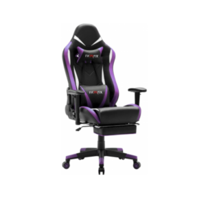 გეიმინგ სკამი FICMAX MASSAGE GAMING CHAIR WITH FOOTREST ERGONOMIC GAMER CHAIR