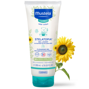 Mustela Stelatopia® დასაბანი გელი 200 მლ, თავის და ტანის, 0+