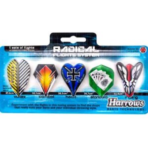 დარტსის ბუმბული HARROWS RADICAL FLIGHTS SYSTEM 5 სეტი x 3
