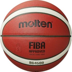 კალათბურთის ბურთი MOLTEN B6G4500X FIBA ტოპ შეჯიბრებისათვის, ზომა 6 სინთ ტყავი
