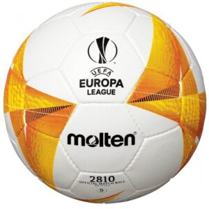 ფეხბურთის ბურთი MOLTEN F5U2810-G0 UEFA  ევროპის ლიგის რეპლიკა, PU ზომა 5