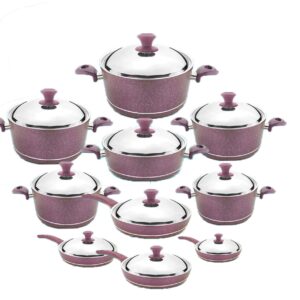 ქვაბების ნაკრები NATUREL NT20PC VIOLET