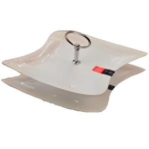ლანგარი კერამიკის 20x25სმ PD2443 8"+10" 21142 BONE BRILLIANT