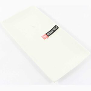 თეფში კერამიკის მართკუთხედი 30სმ PD1268 12" 22001 BONE BRILLIANT