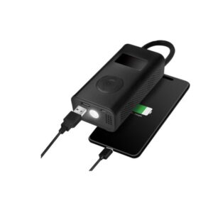 პორტატული დამტენი Logilink PA0265 Portable Air Compressor With LED Flashlight 1xUSB-A