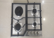 გაზქურის ზედაპირი HITEC AO 6031 INOX 3G 1hp 60cm built