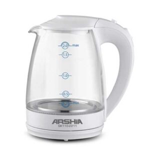 ჩაიდანი ელექტრო 2000ვტ 2000მლ თეთრი GK110-2211 12674 ARSHIA