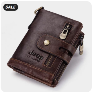 Genuine Leathe Men Wallet RFID Luxury Desig Bifold Short Wallets Male Hasp Vintage Purse Coin Pouch Multi-functional Card Pocket