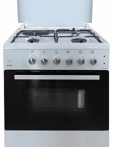 გაზქურა HITEC OGE 6031 WHITE 60*60 3+1 burners 1HP gas