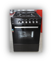 გაზქურა HITEC OGE 6040 BLACK 60X60 4 Gas Burner Double Cavity