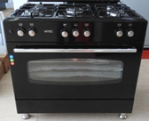 გაზქურა HITEC OG-9042 4G 2HP BLACK 90*60