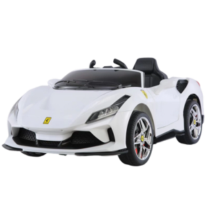 ბავშვის ელექტრო მანქანა FERRARI F80-W ტყავის სავარძლით