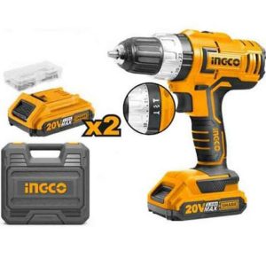 Lithium-Ion ელ. ხრახნდამჭერი ჩაქუჩით 20V INGCO (CIDLI20031)