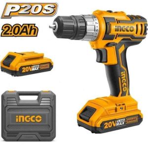 Lithium-Ion ელ. ხრახნდამჭერი 20V INGCO (CDLI200215)