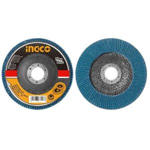 სახეხი დისკი ცირკონის 115mm*22mm, P40 INGCO   (FDZ1151)
