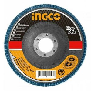 სახეხი დისკი ცირკონის125mmx22mm, P80  INGCO  (FDZ1253)