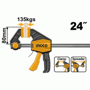 მექანიკური ფიქსატორი 80X600mm  INGCO (HQBC24802)