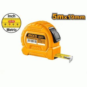 ლითონის საზომი რულეტი 5m x 19mm  INGCO  (HSMT27519-1)