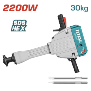 სანგრევი ჩაქუჩი TOTAL  TH220502, 2200W, 75J, Demoliton Breaker