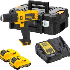DEWALT DCD716D2 სახრახნისი  Lithium Battery 10.8 V 2.0 Ah 180 W შექცევადი საბურღი ხის ლითონის ქვისა, 10-20 მმ