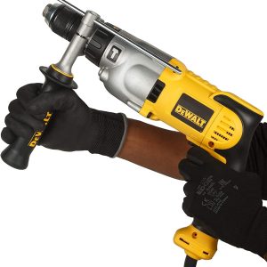 DEWALT  DWD524KS-QS     1100 ვატიანი ორსიჩქარიანი დარტყმითი საბურღი (13 მმ სრული ლითონის სწრაფი ჩაკი, ბურღვის სიმძლავრე ø ხე 40 მმ, ფოლადი 13 მმ, ბეტონი 22 მმ, შესაფერისი უწყვეტი...