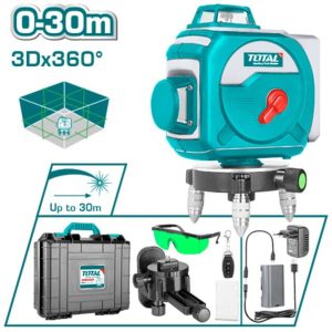 აკ.ლაზერული ნიველირი, მუშა დიაპ 30მ 360° TOTAL TLL255267