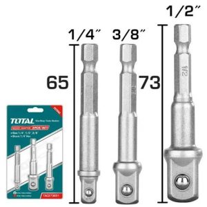 ადაპტერების ნაკრები TOTAL TAC273651 (3 PCS)