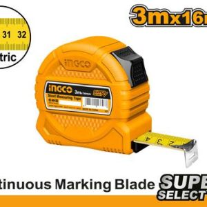 საზომი რულეტი 3m x 16mm INGCO (HSMT39316-1)