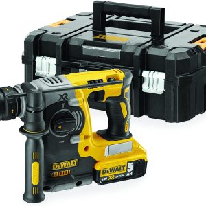 DEWALT 18.0 Volt SDS-plus 24mm Mallet Combination ბატარეა (ნახშირის გარეშე) - ძირითადი ვერსია (DCH273NT-XJ); მეტი ძალით; (ბატარეების გარეშე);