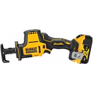 DEWALT DCS369P2-QW 18V XR ნახშირების  გარეშე კომპაქტური უკაბელო  ხერხი  (2X 5.0AH ბატარეა + დამტენი)