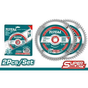 ხის საჭრელი დისკო TOTAL TAC231410 (185მმ, 2ც)