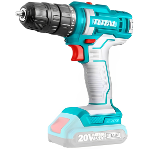 აკუმულატორული ბურღ-სახრახნისი TOTAL TDLI20028 (1500 RPM)