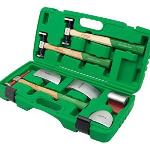 მეთუნუქის ჩაქუჩების ნაკრები Toptul GAAI0702, 7PCS Green
