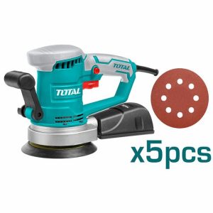 ექსცენტრიკ სახეხი მანქანა TOTAL TF2041506 150მმ, 450ვტ